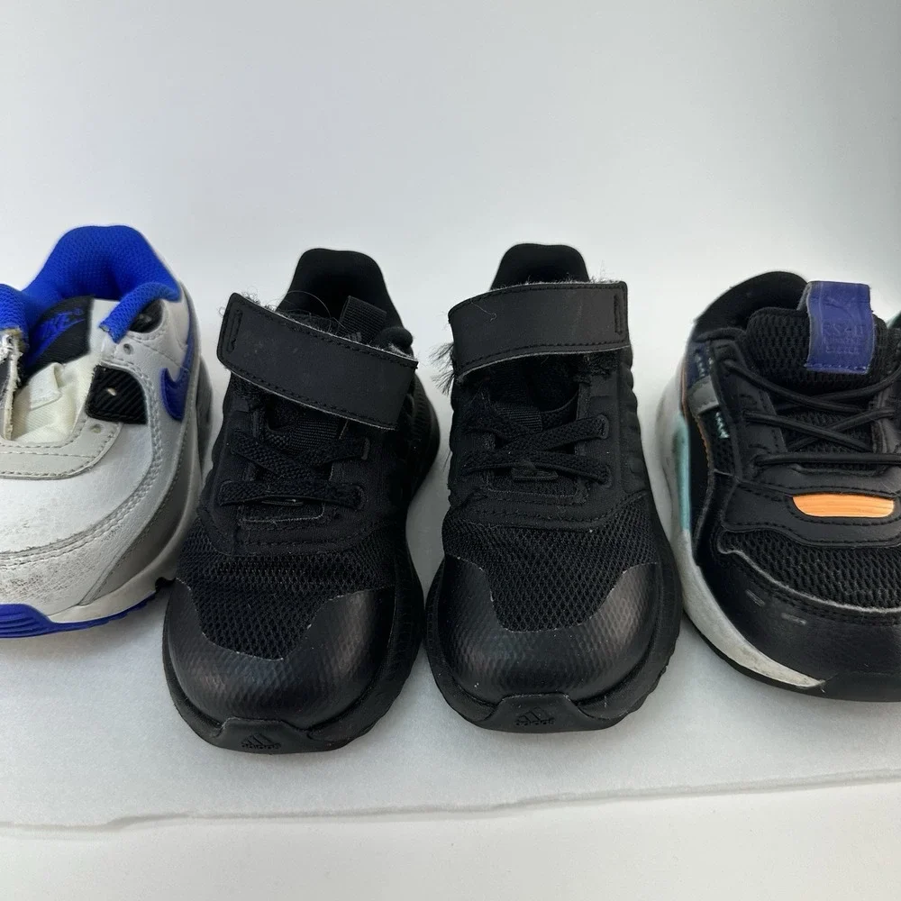 Lot 4 Toddler Shoes Nike Adidas Puma Old Navy Sizes 22 23 23.5 7 Used